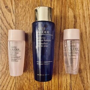 NEW LOTx3 Estee Lauder Soft Clean Infusion Essence Lotion Makeup Remover